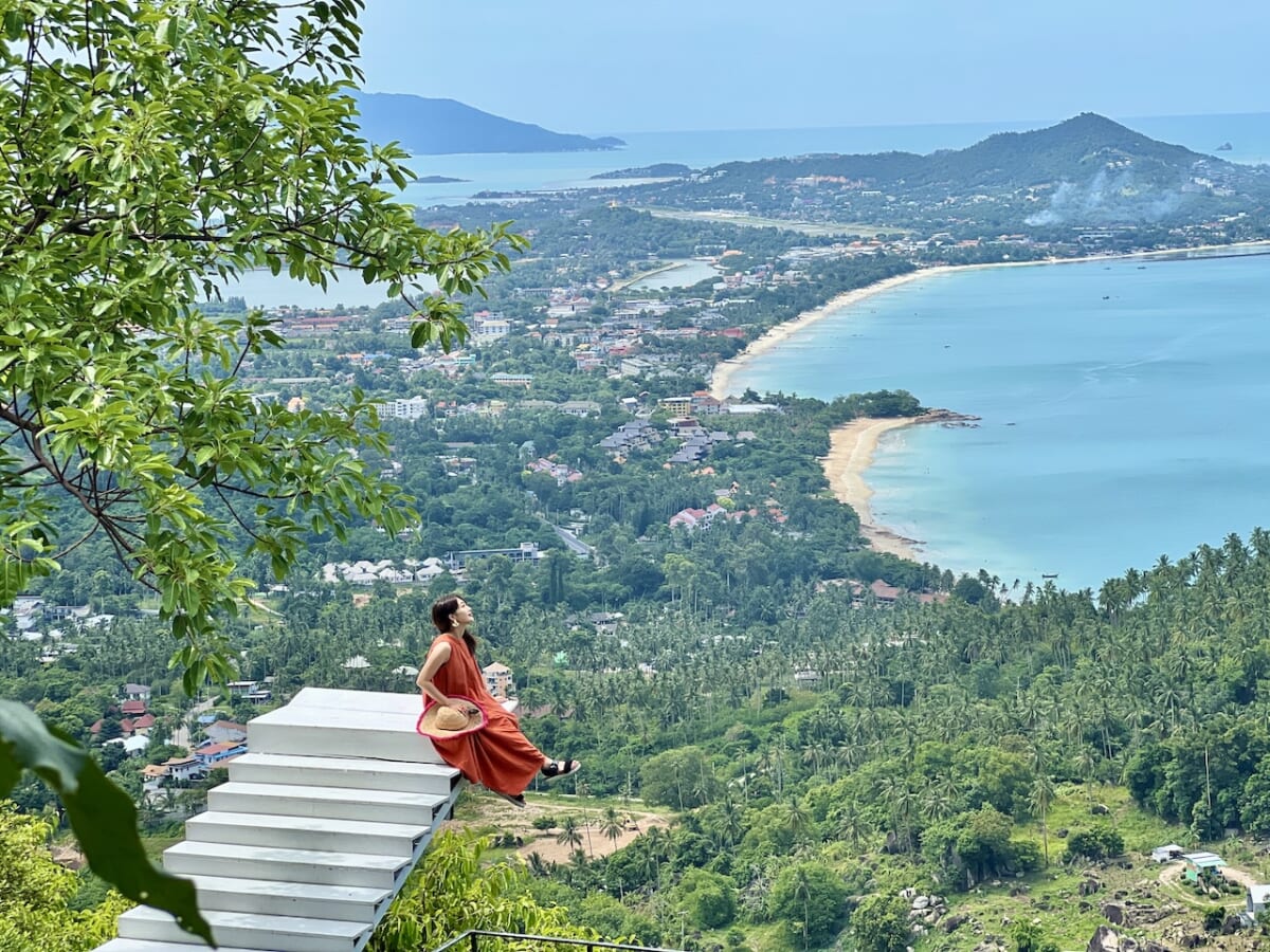 サムイ島 絶景 絶景カフェ Heart Shape Mountain Seaview 天空の階段