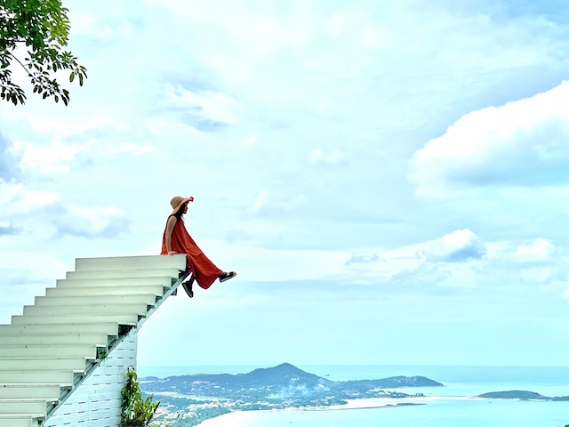 サムイ島 絶景 絶景カフェ Heart Shape Mountain Seaview 天空の階段