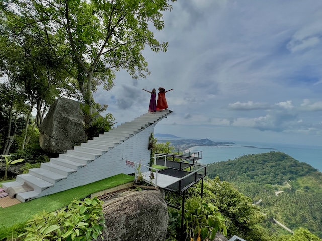 サムイ島 絶景 絶景カフェ Heart Shape Mountain Seaview 天空の階段 安全