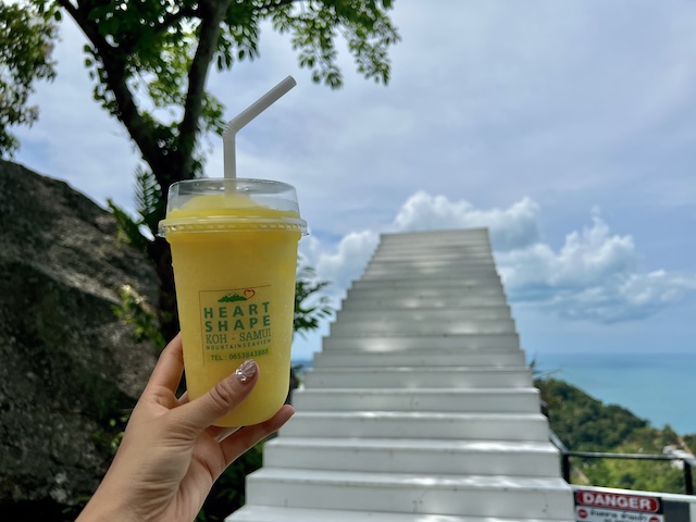 サムイ島 絶景 絶景カフェ Heart Shape Mountain Seaview 天空の階段