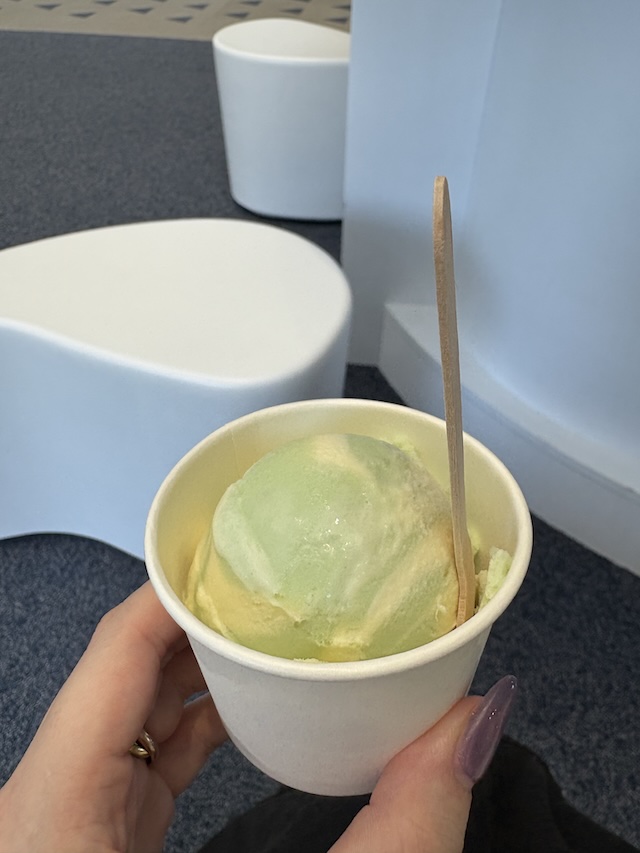 かもすいのアイス　クラゲアイス：1個300円、クラゲソフトクリーム：450円